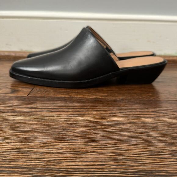 Brand New Madewell Real Leather Black Jesse Western Mule - Size 7.5 - Picture 3 of 8